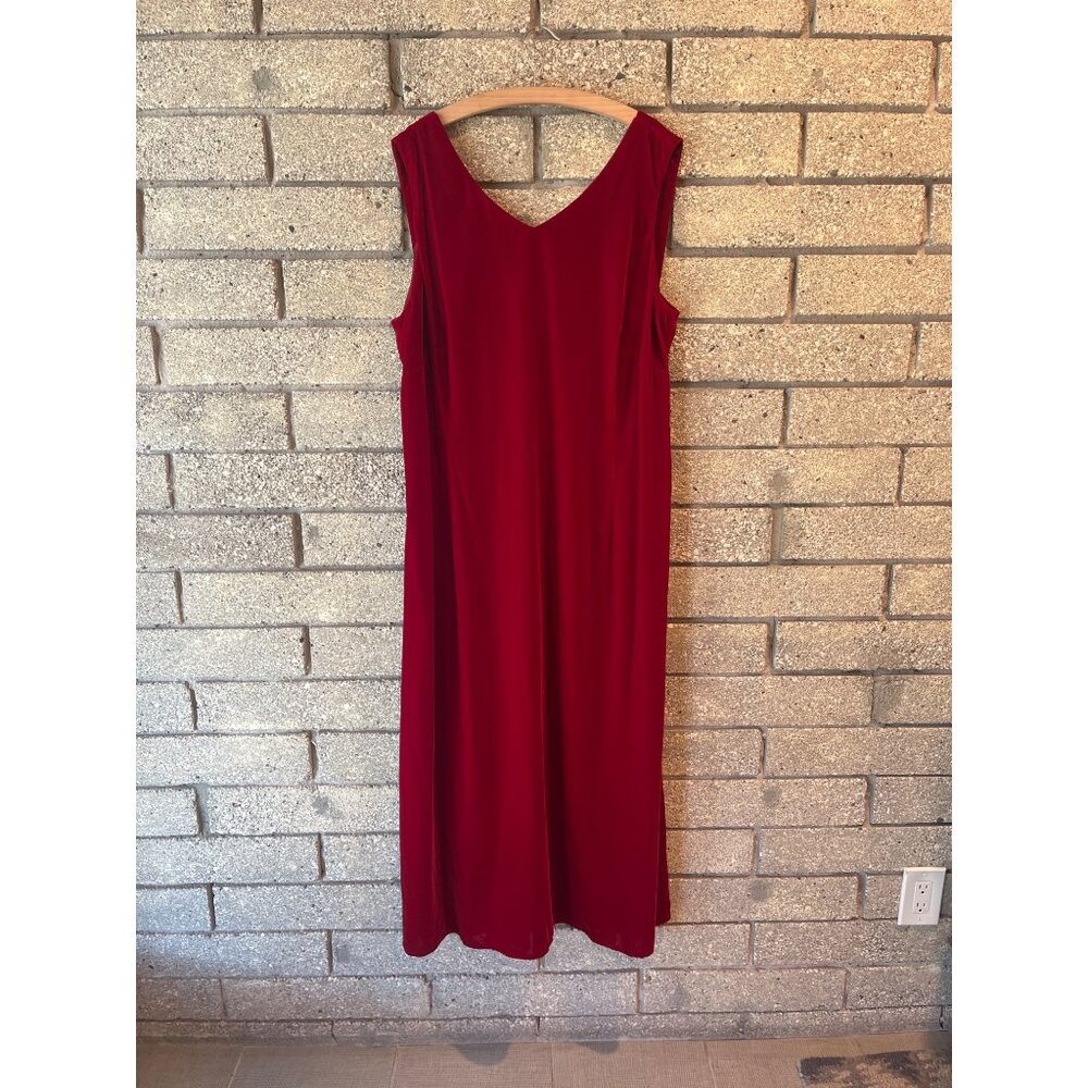 Vintage Carol Anderson Velvet Dress Sz 24